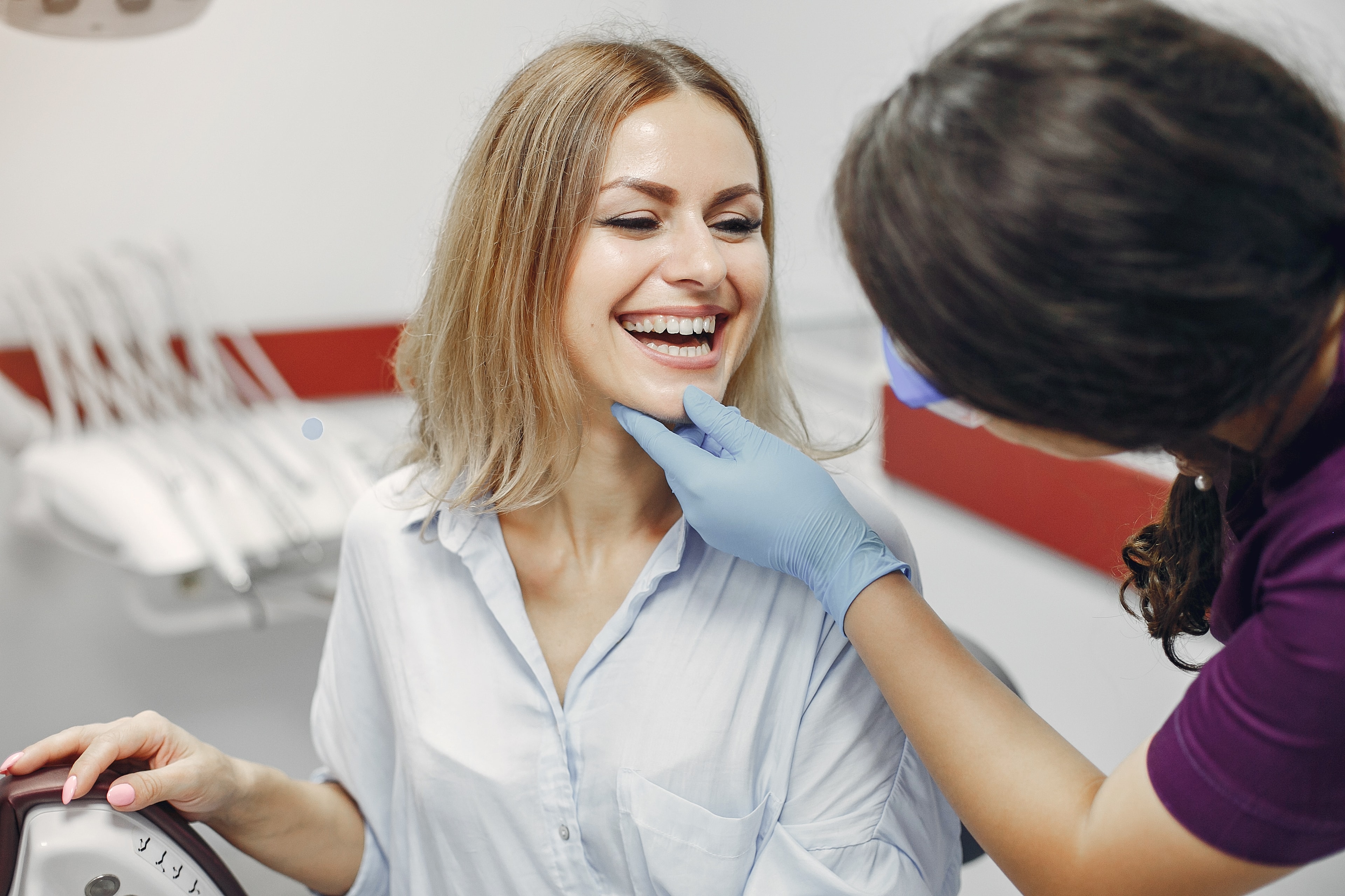 Happy patient & dentist at Maple Dental Harrisburg